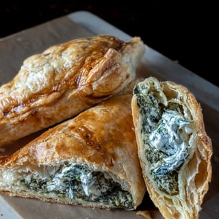 Pastel de espinaca